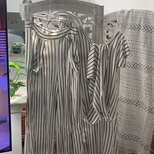 Summer Wide legged Pants and Top Set. Size L.